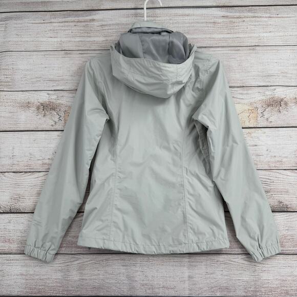 The North Face Resolve 2 Jacket Women’s XS Gray Beige Stowable Hood - Picture 2 of 11